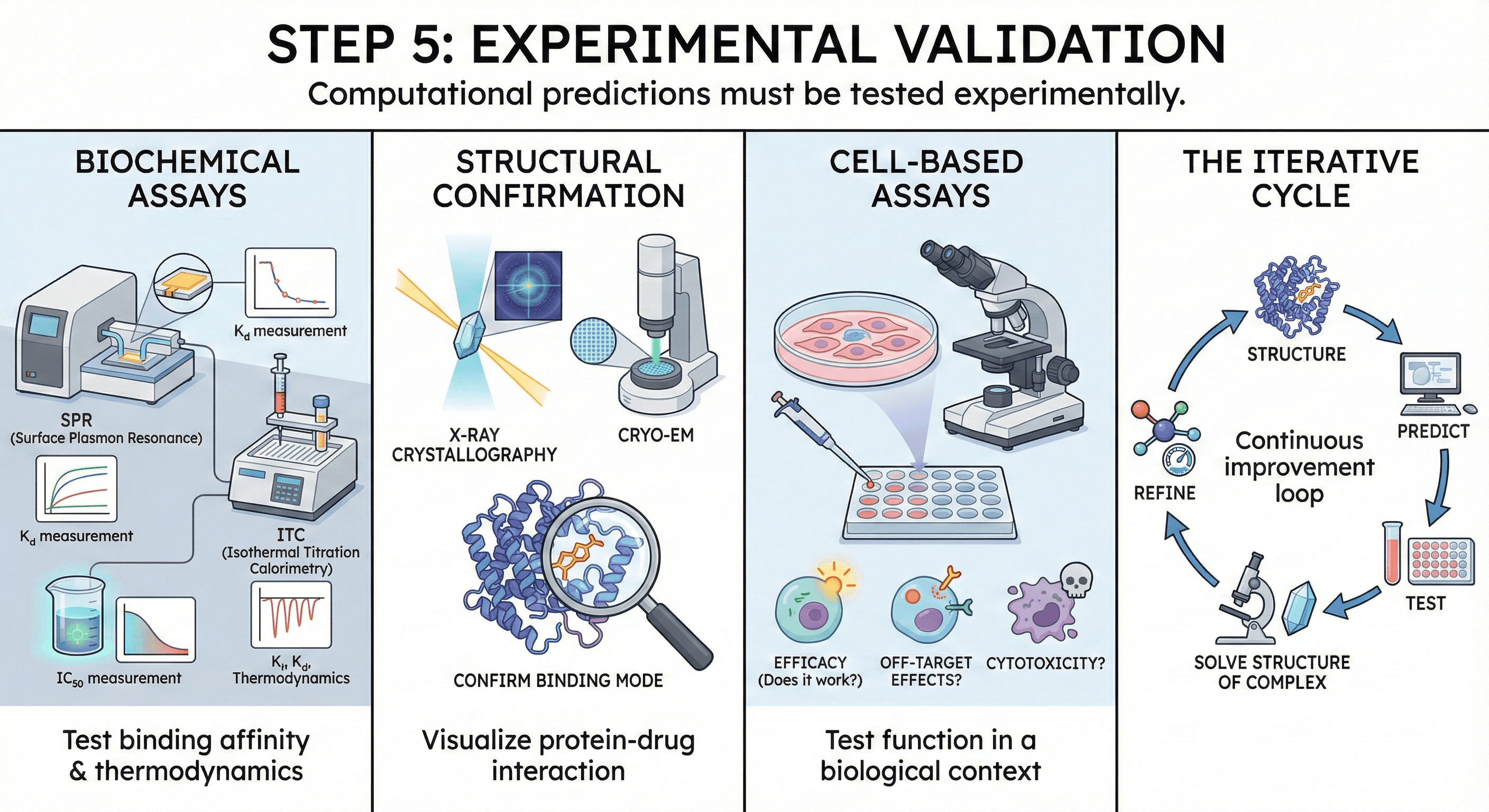 Image Diagram Showcasing Experimental Validation Methods