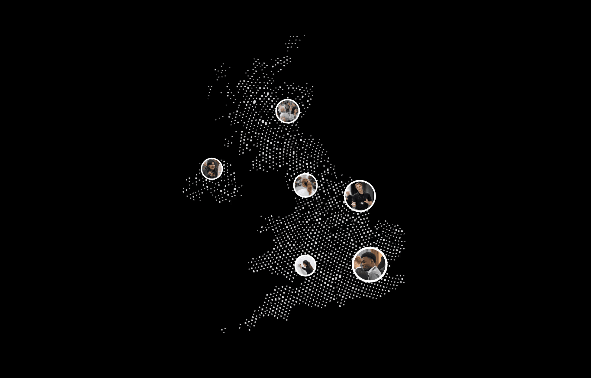 Map with People