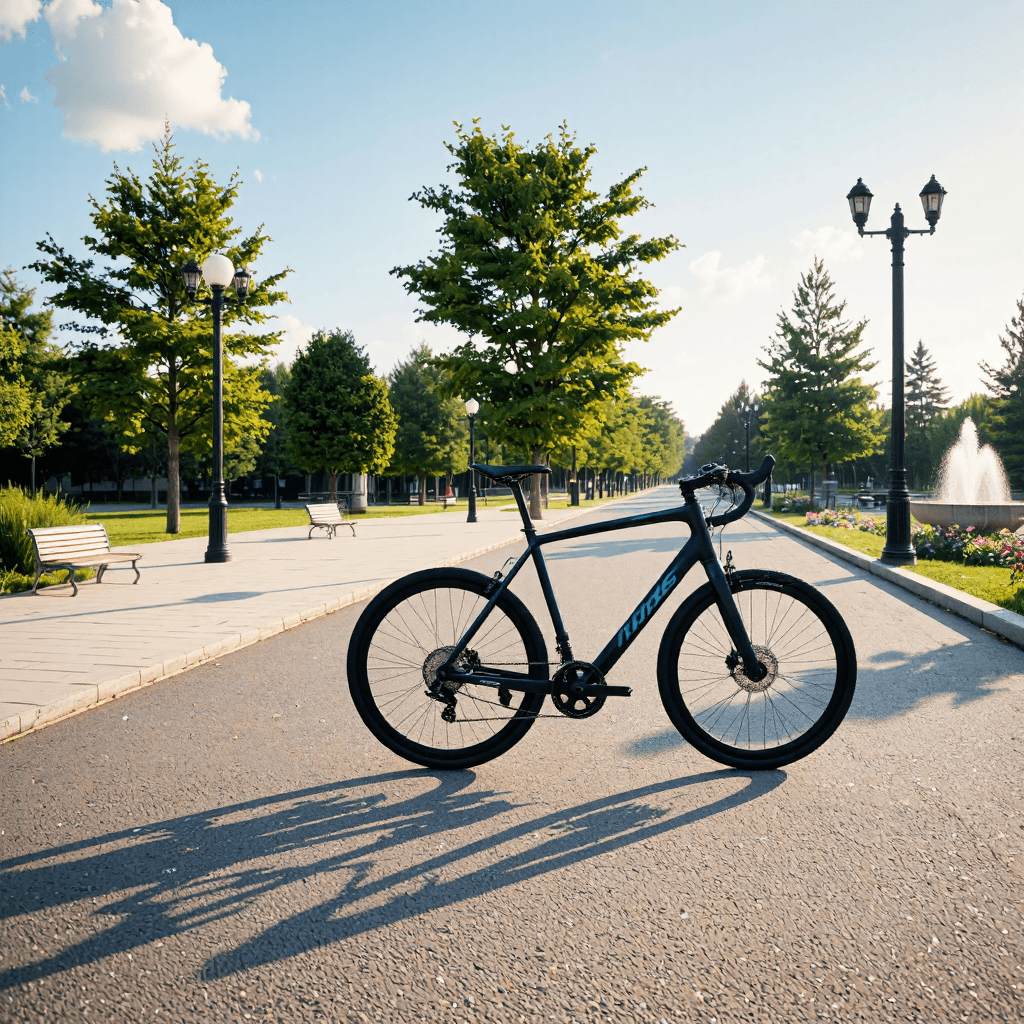 product photography of bicycle