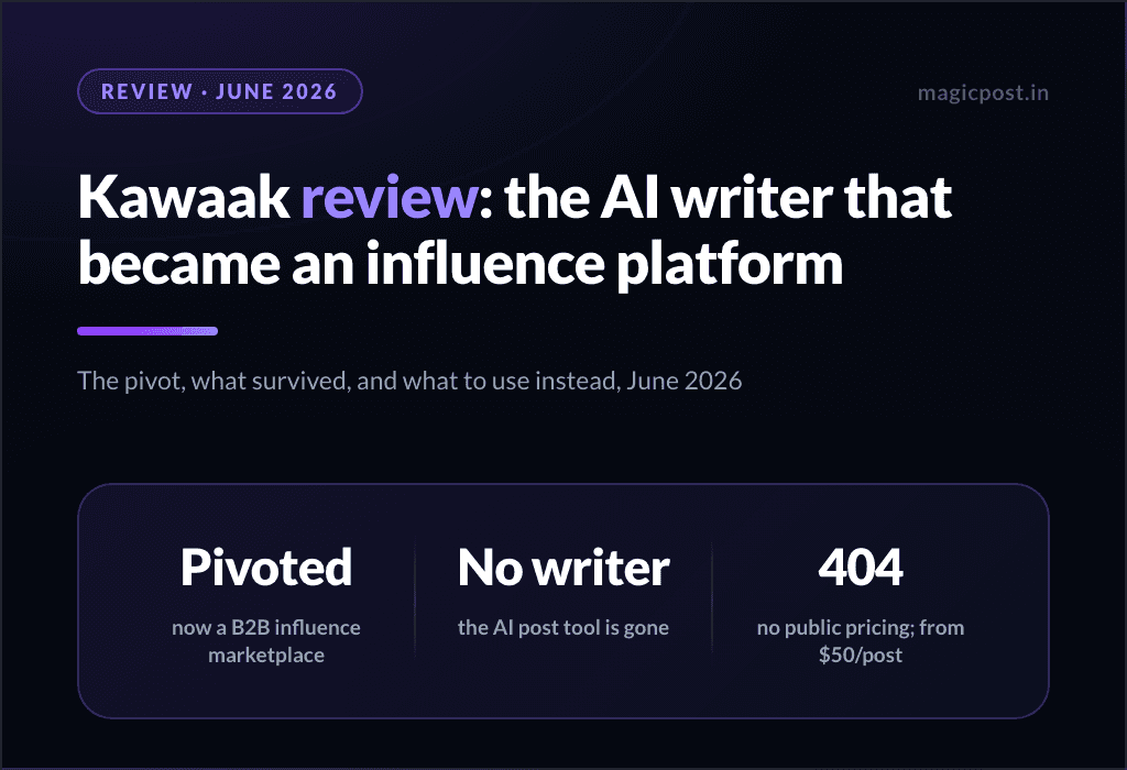 Kawaak Review (2026): The AI Writer That Became a B2B Influence Platform