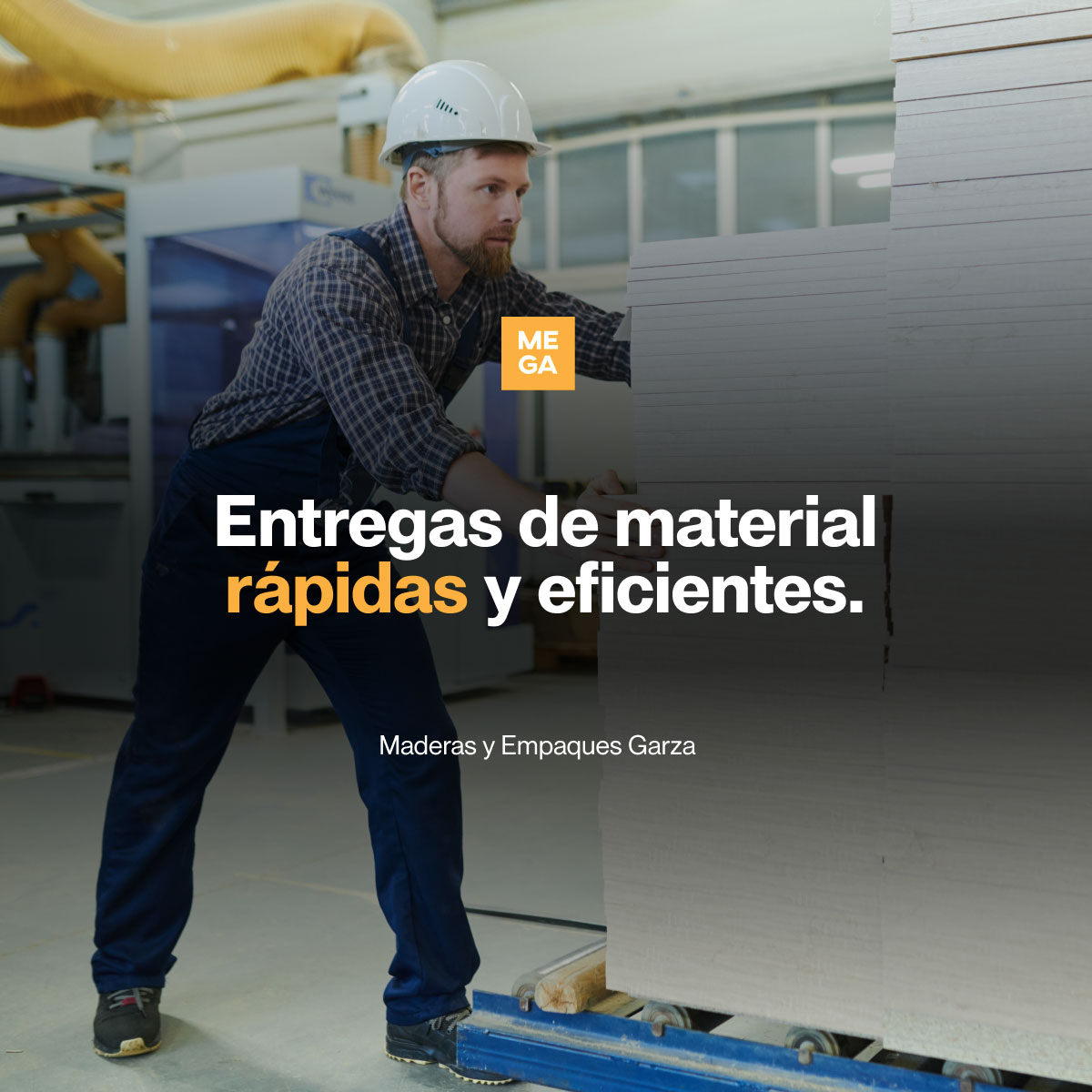 Entregas de material tableros de melamina rápidos y eficientes.