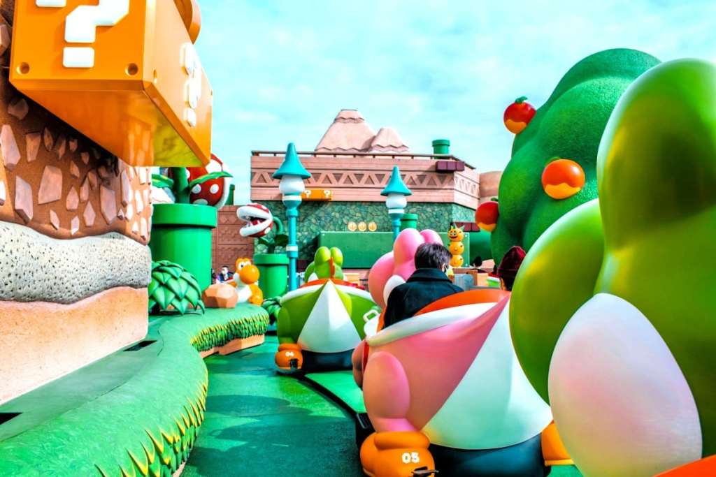 yoshi's adventure ride, universal studios japan