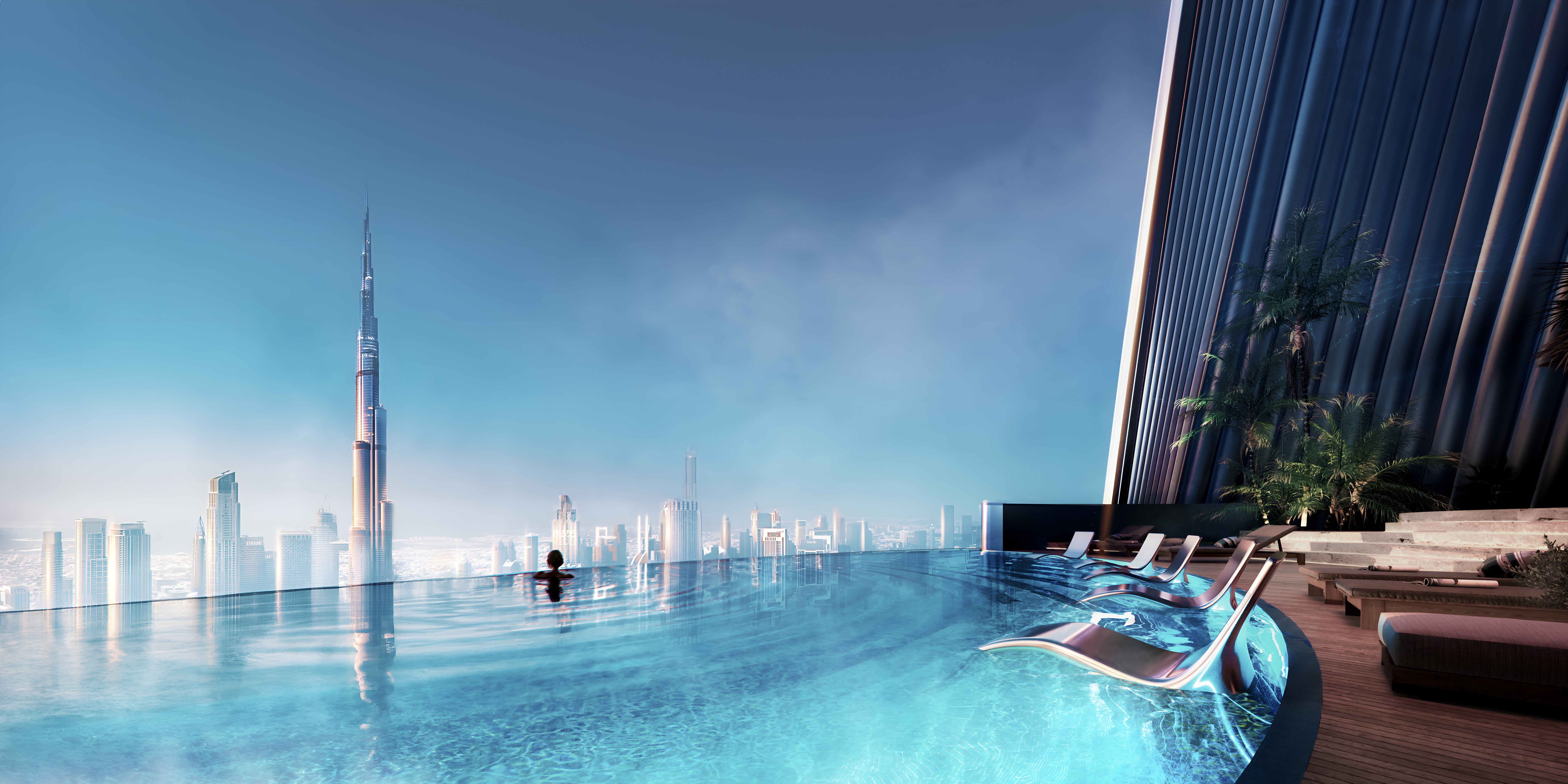 Mercedes benz places view by binghatti