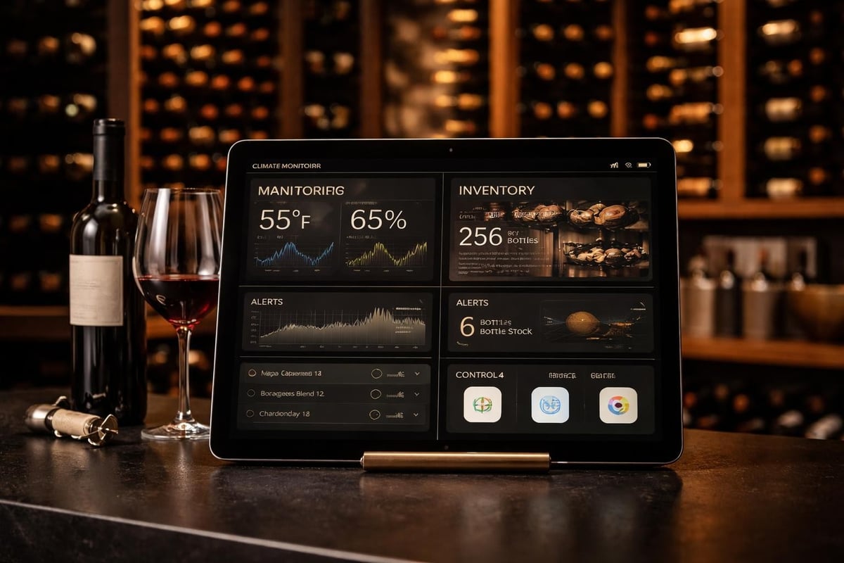 Smart wine cellar technology