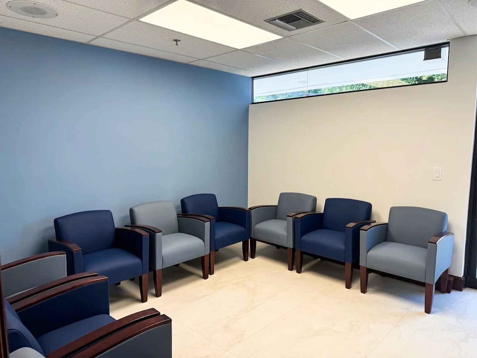 Delray Beach reception area