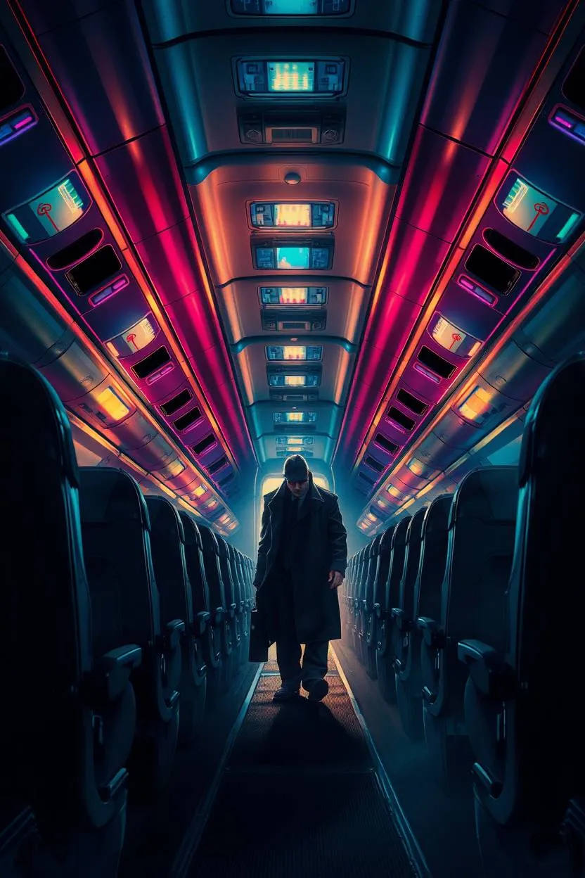 Poster for Flight 9032 - an online mystery escape game popular for friends and family