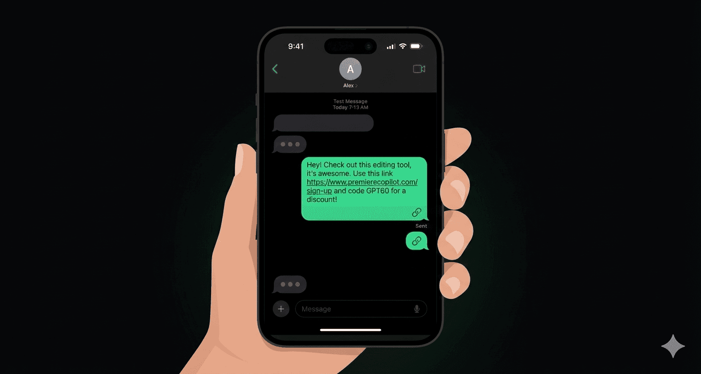 send link to your friend premieregpt code 