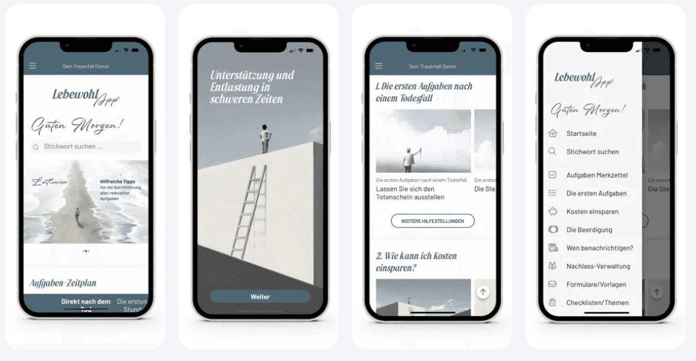 Neuveröffentlichung: Lebewohl-App – Der Unterstützer in schweren Trauerzeiten