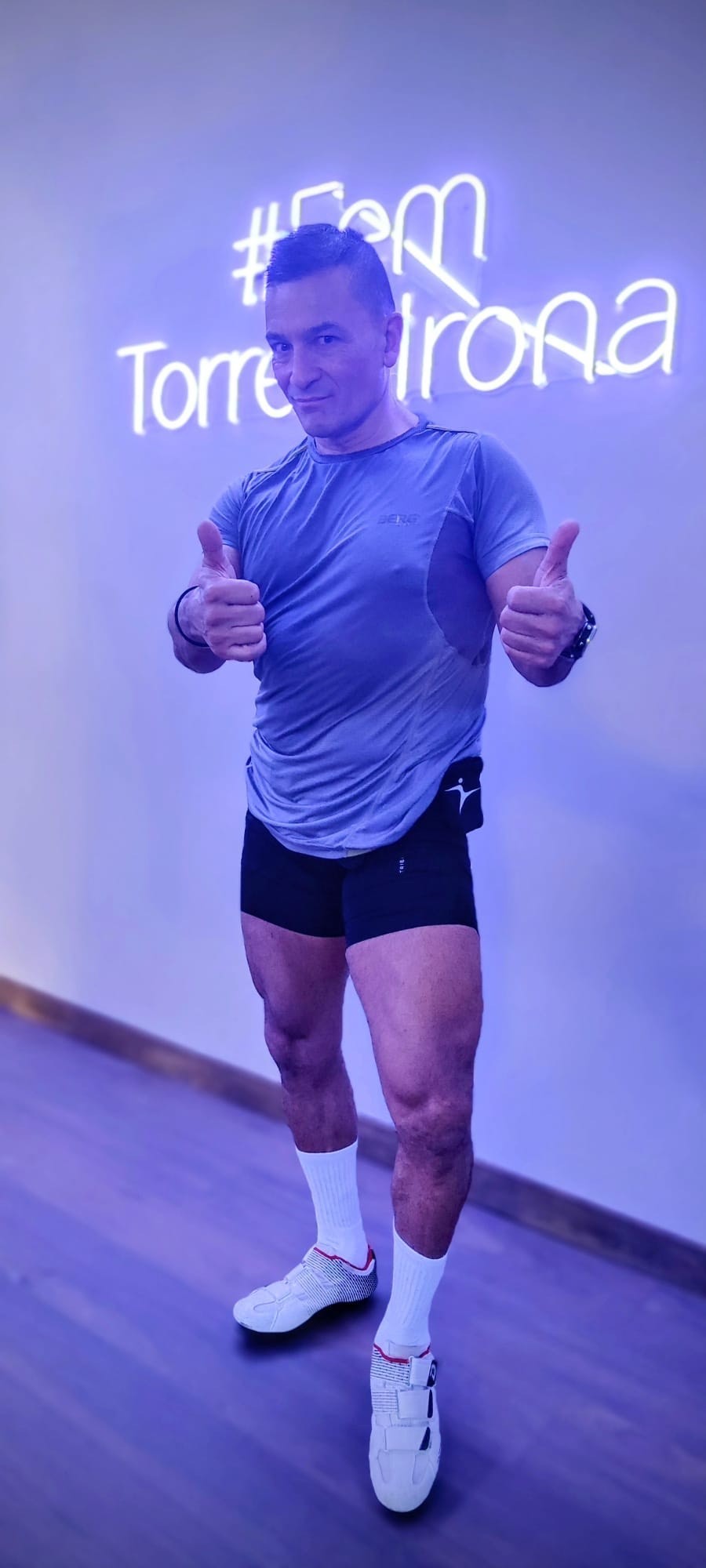 A man with surfboard