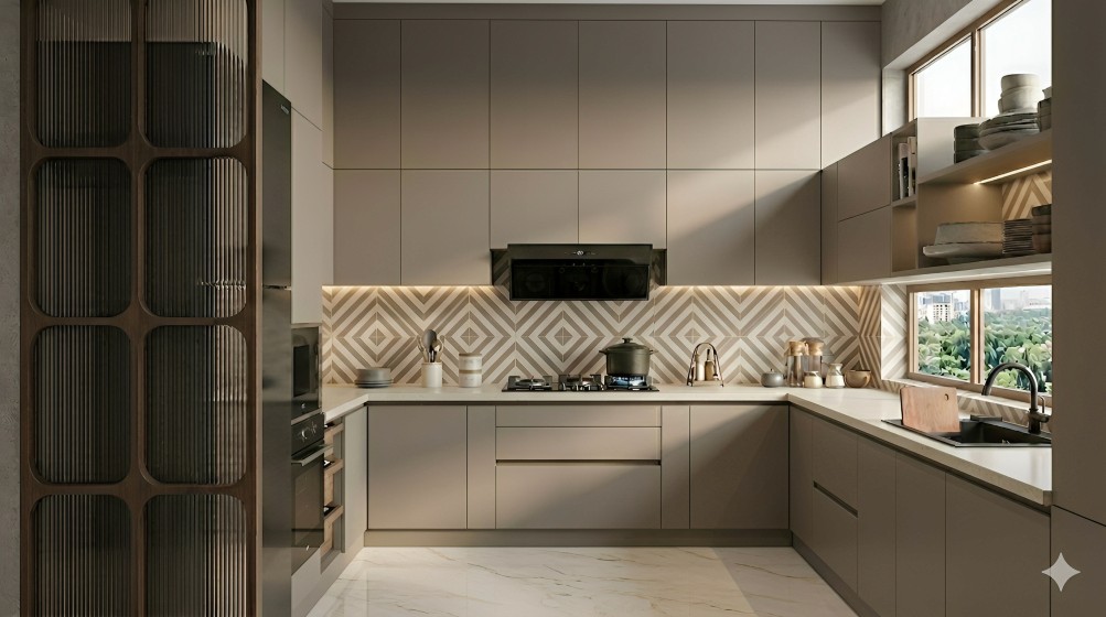 Project showcase image featuring a modern, refined interior.