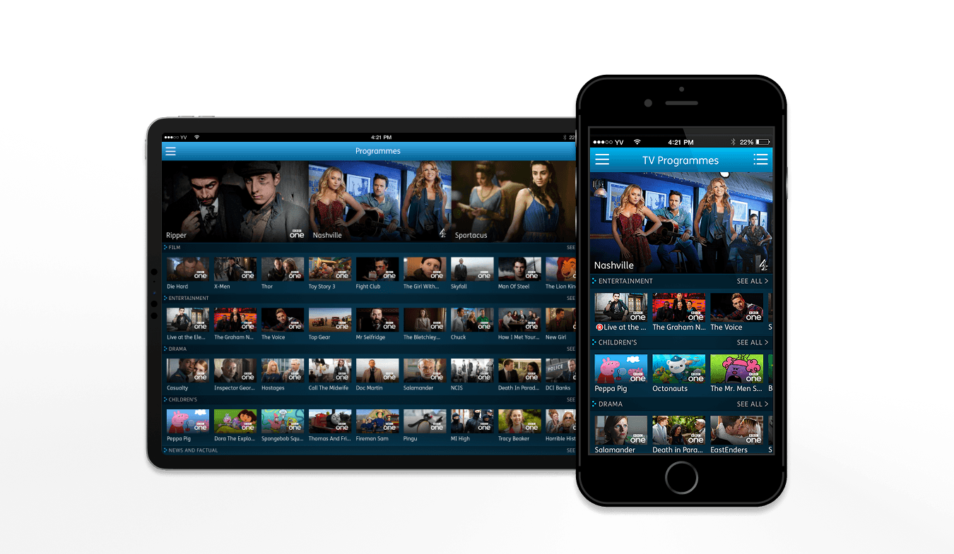 YouView Mobile and Tablet