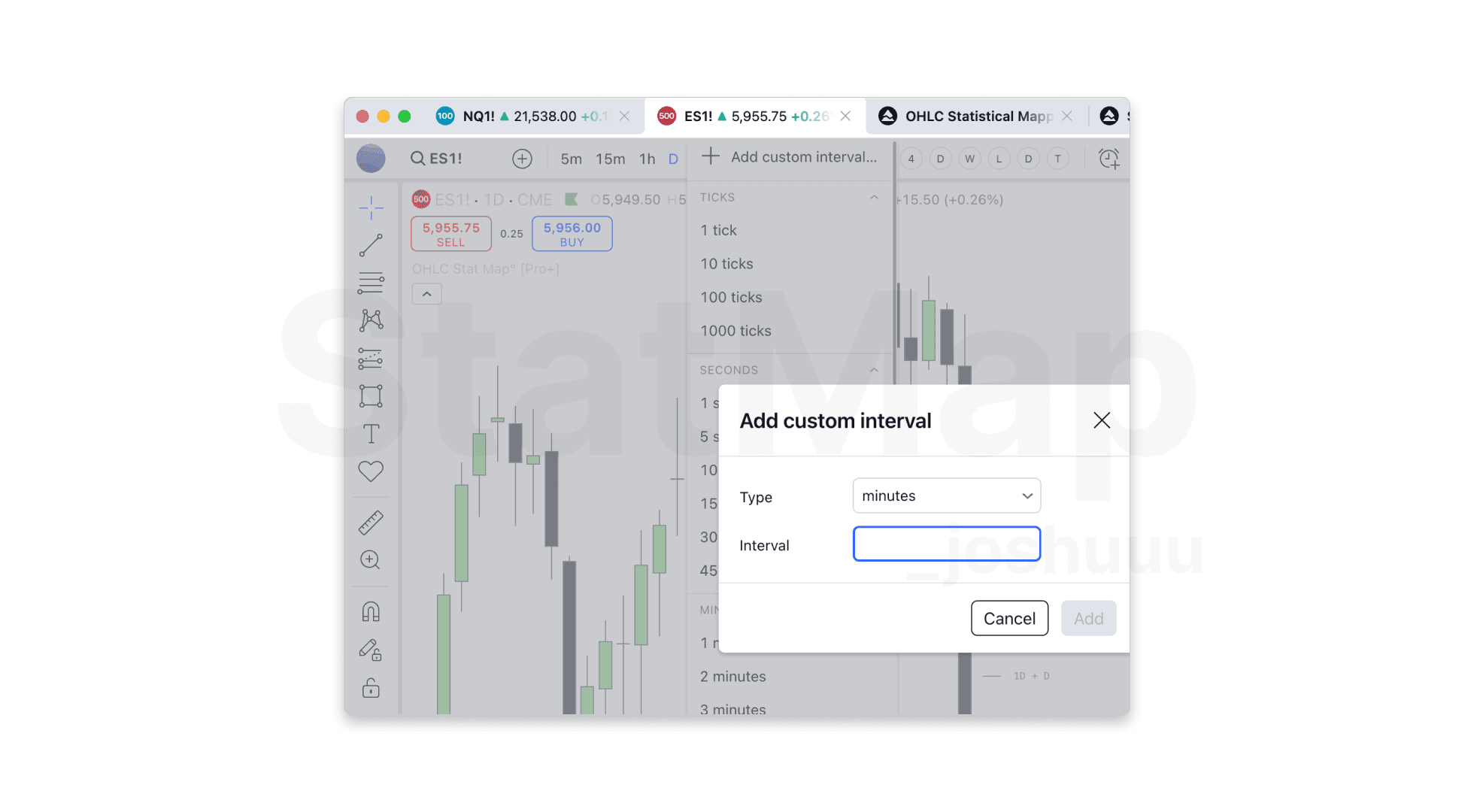 Add Custom Interval