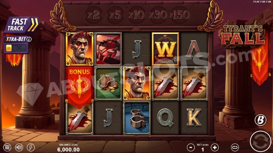 Tyrants Fall (Slotmill) - aperçu du jeu en base game