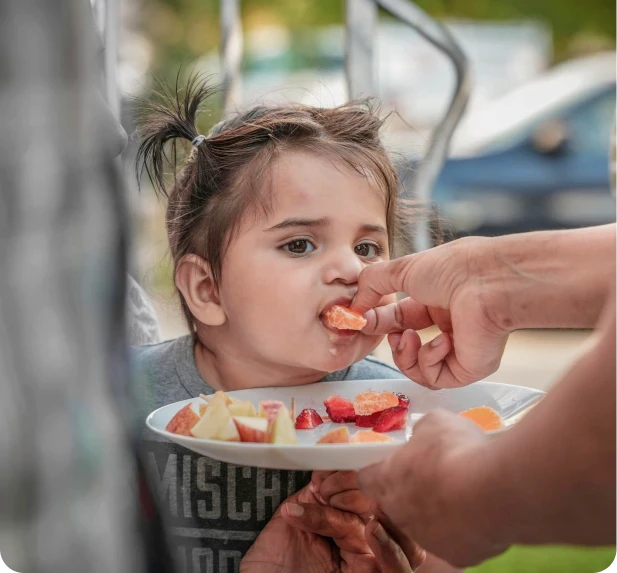 Feeding the deserving children