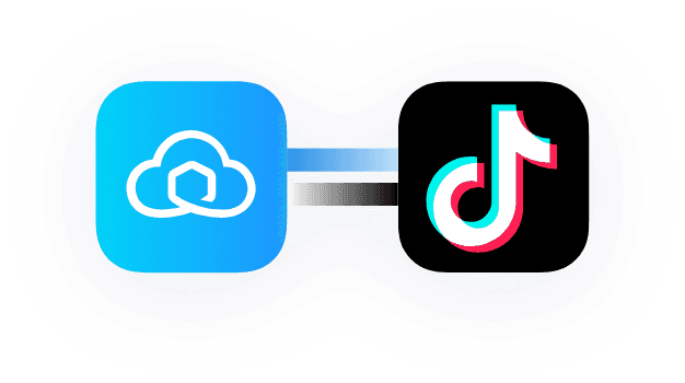 sendcloud integrates seamlessly with tiktok shop logo mockup