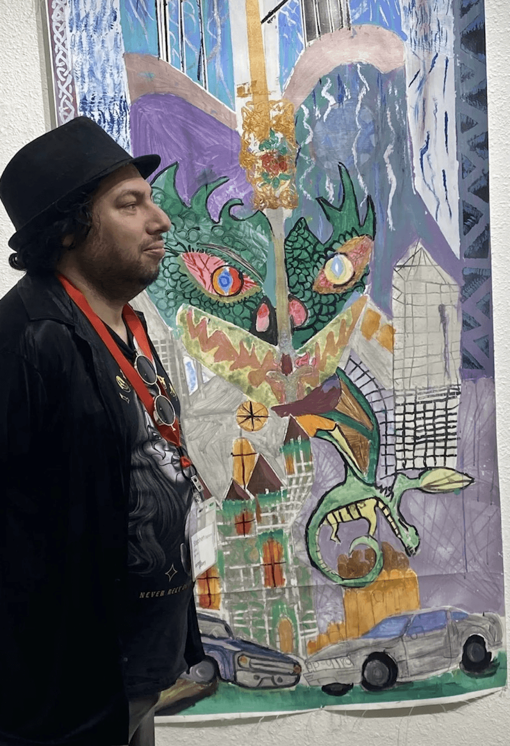 Access Gallery artist Stephen Ray Exparza featured in the Lyrical Lemonade exhibition.