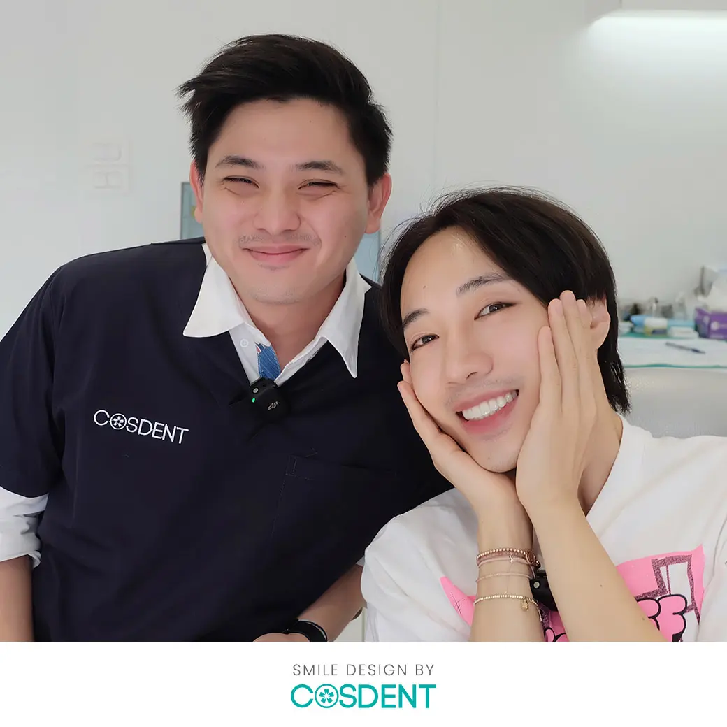 เคสทำวีเนียร์ หมอเช็ค cosdent smile design