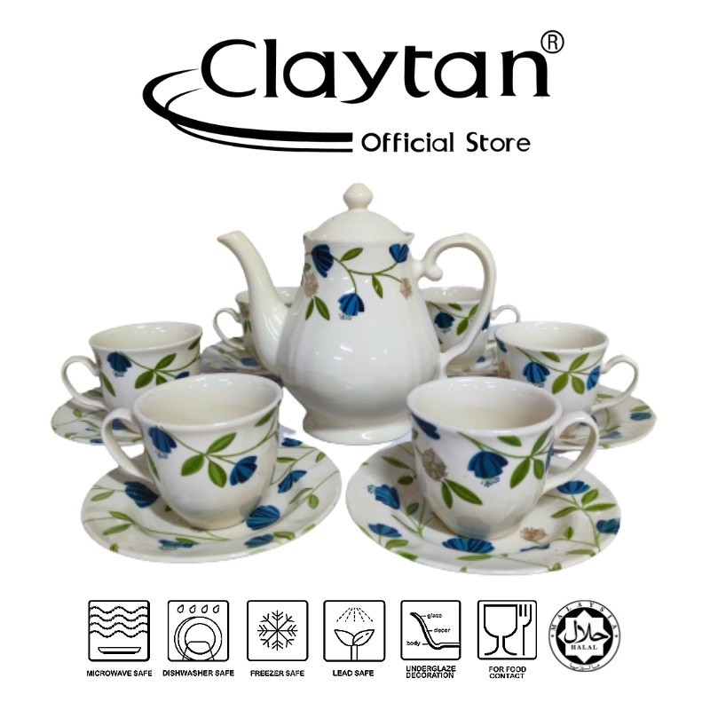 6 pax 14 pcs Tea Set