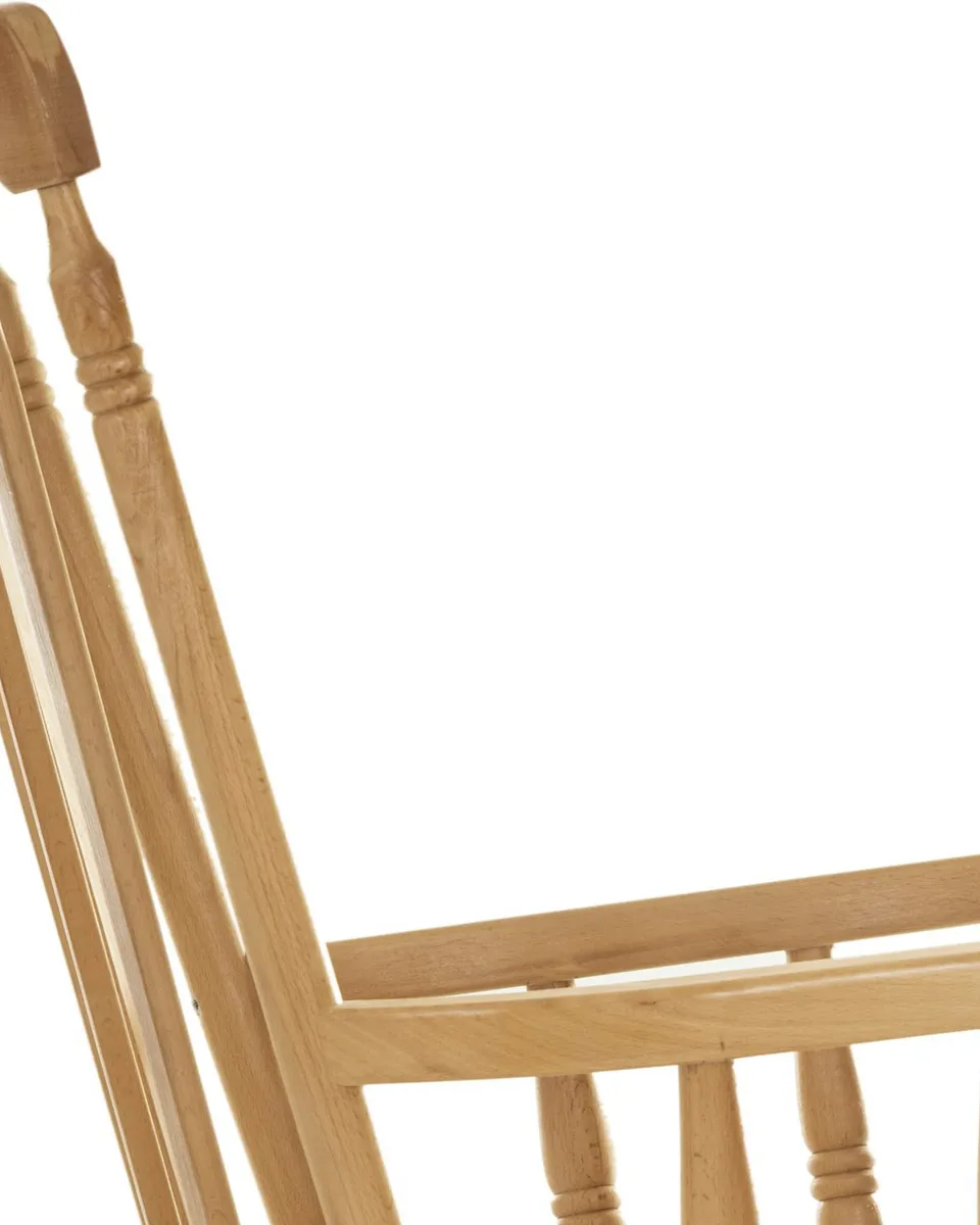 Close-up of the spindle rocker