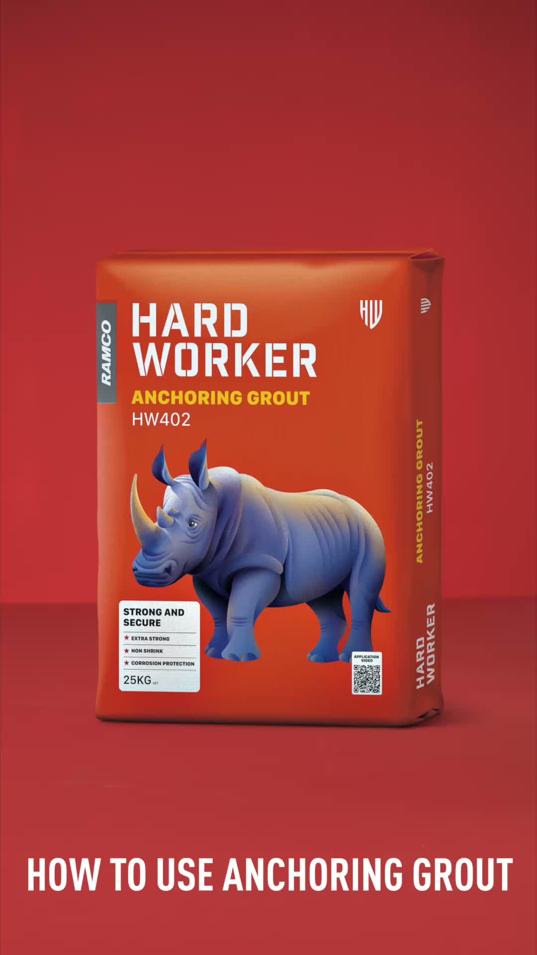 How to use Hard Worker Anchoring Grout for foundation grouting of heavy machineries like windmill, boiler, base plates, bridge bearing pads, bolt anchoring, etc.