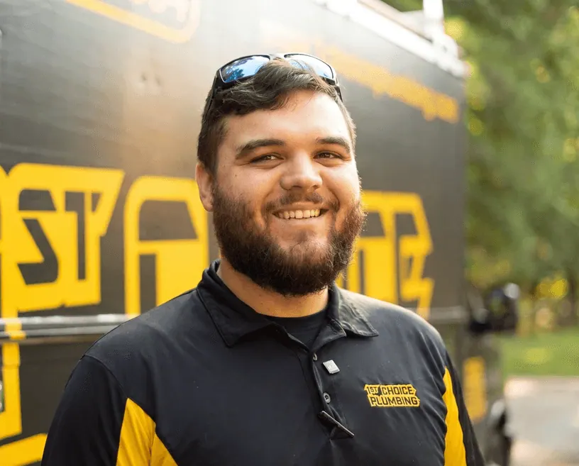 Cameron Furr, second-generation plumber at 1st Choice Plumbing