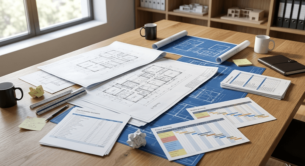 Analyse de devis et sélection d'entreprises pour une rénovation lourde.