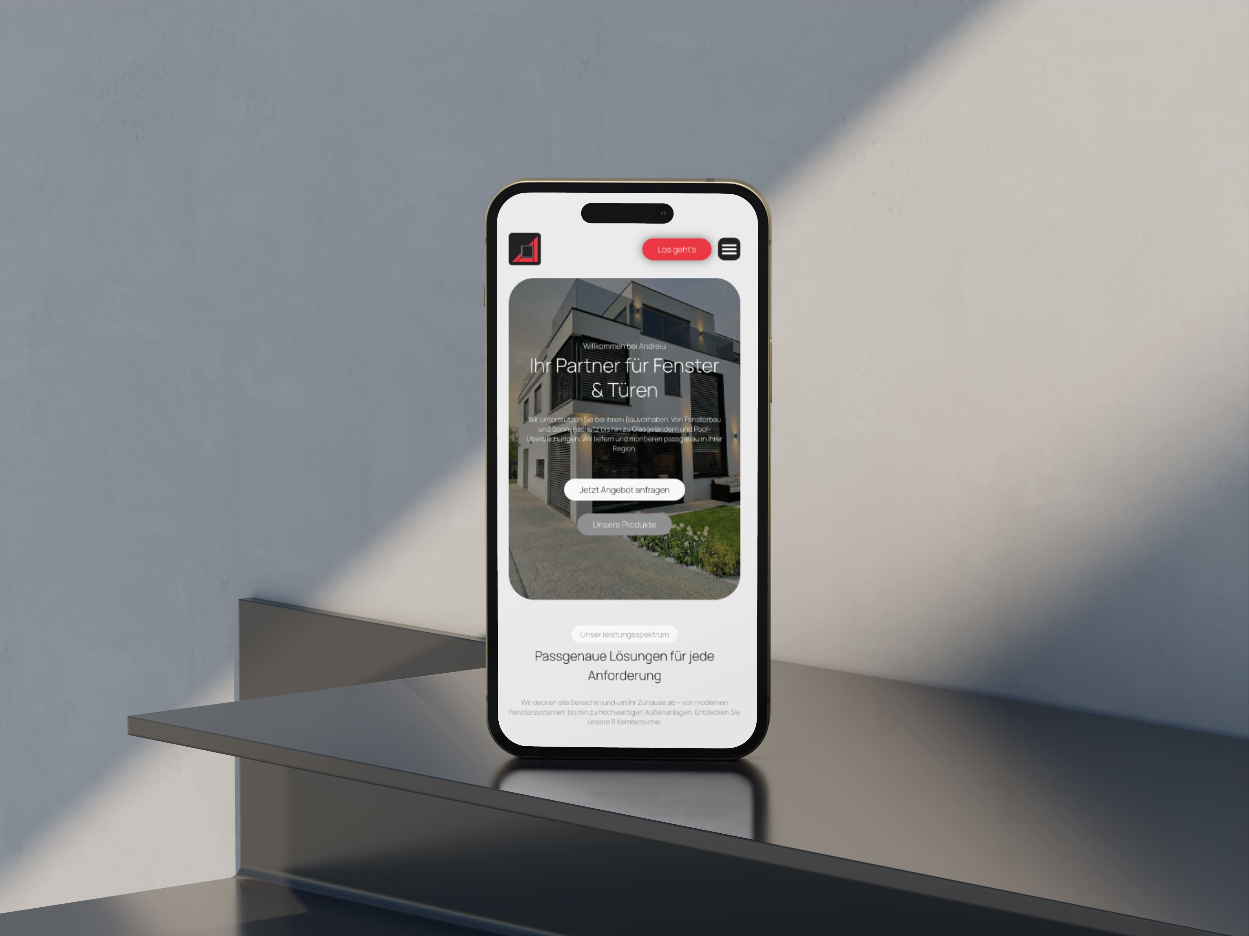 Mockup Phone Service Business