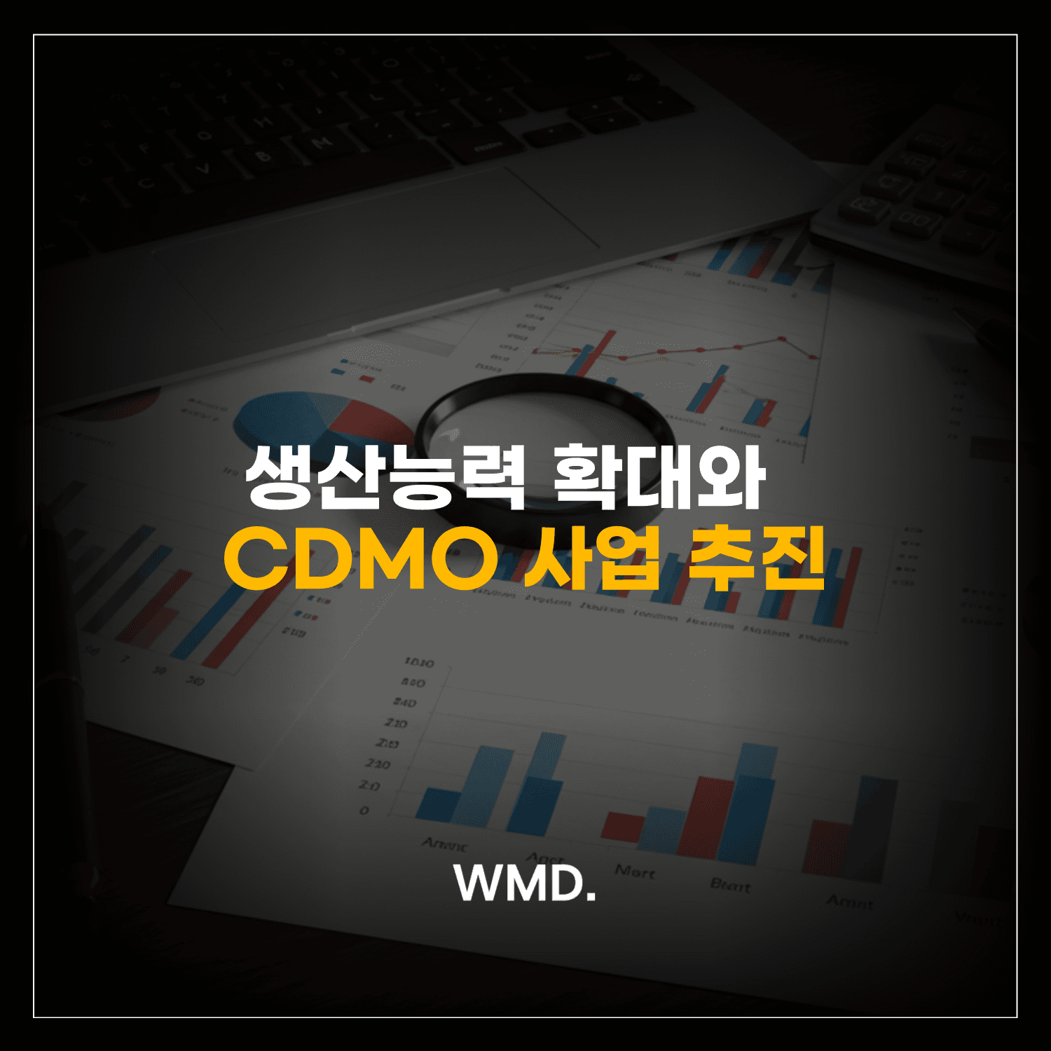 더블유엠디(WMD) M&A 인사이트 이미지, 생산능력 확장과 CDMO 사업 전략