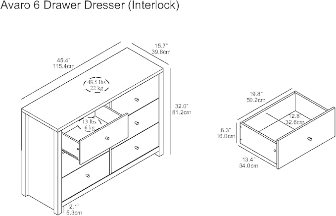 Knotty oak dresser – A stylish and functional furniture piece, perfect for any modern home.