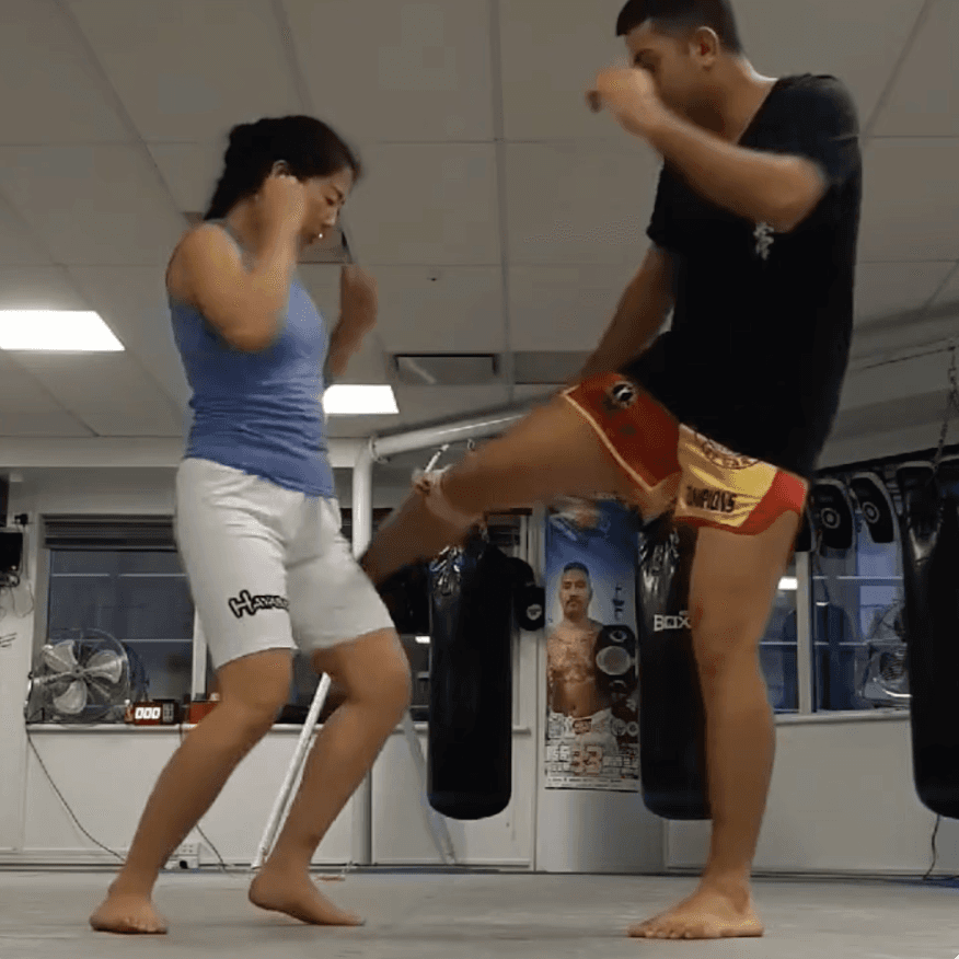 Coach explaining something to an athlete