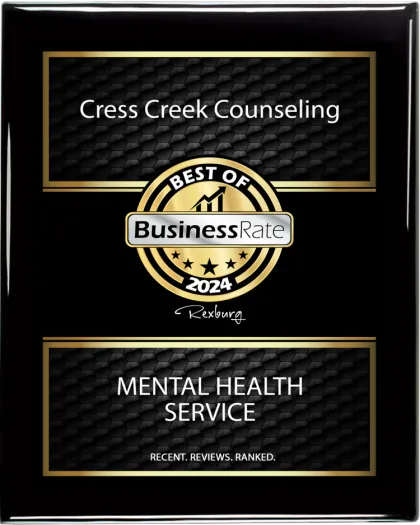 2024 Best of BusinessRate award for mental health service in Rexburg