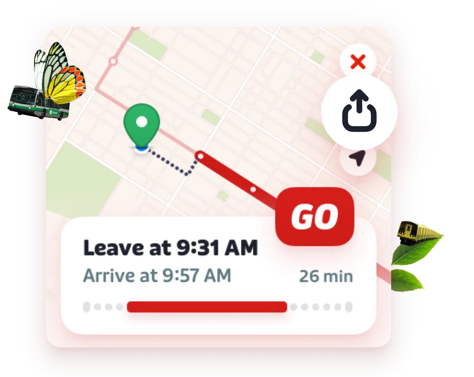 Inform your riders with Transit app