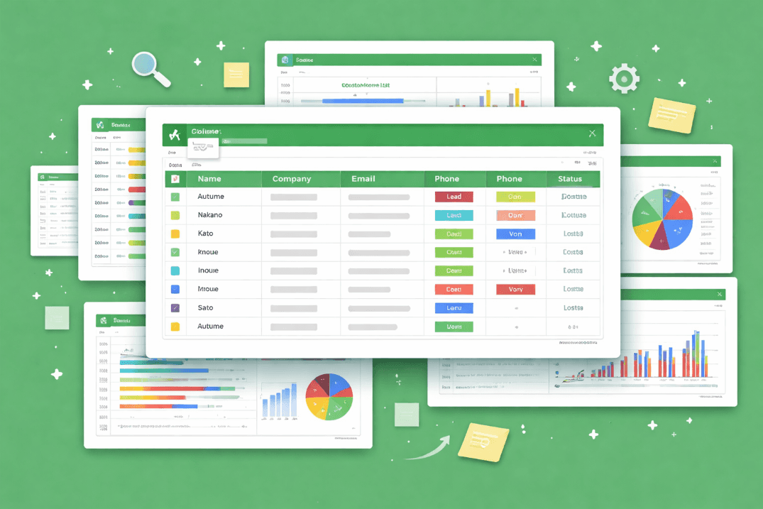 営業リストをExcelで作成する方法