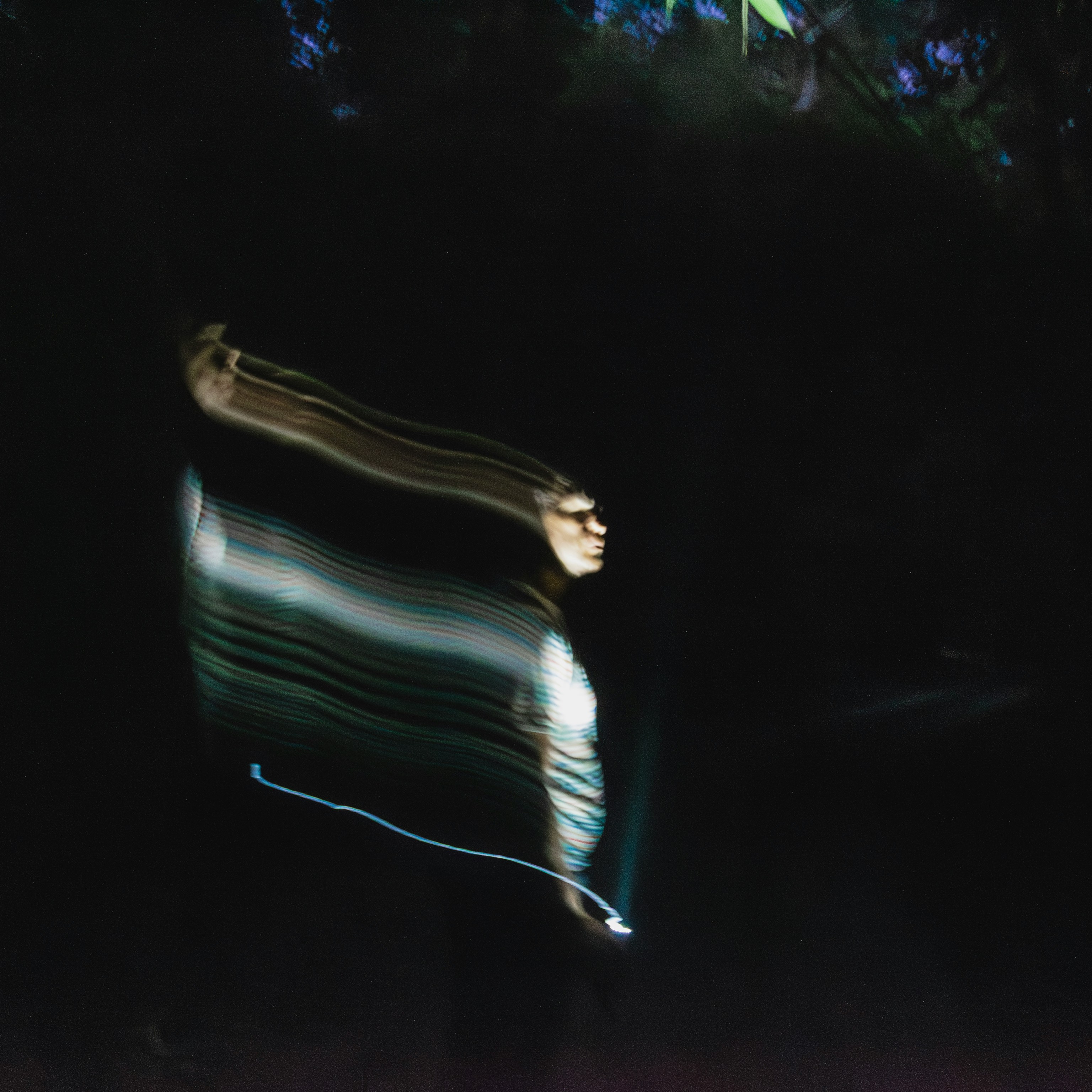 Photograph of a nightscape of the galaxy