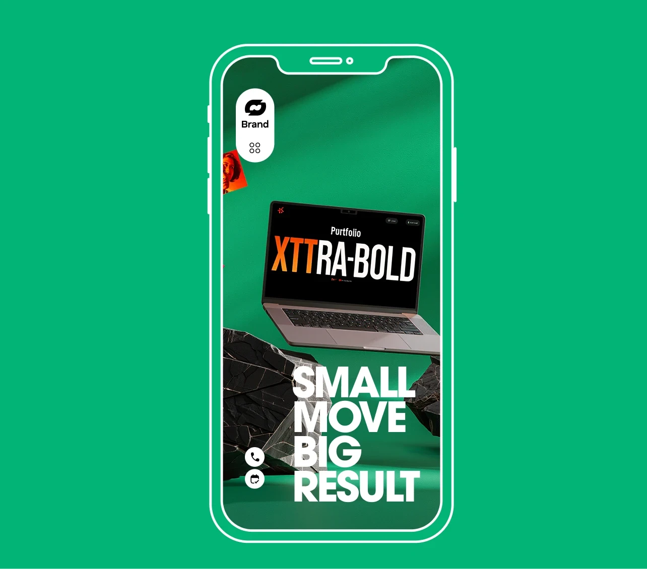 Abstract art, warm gradient