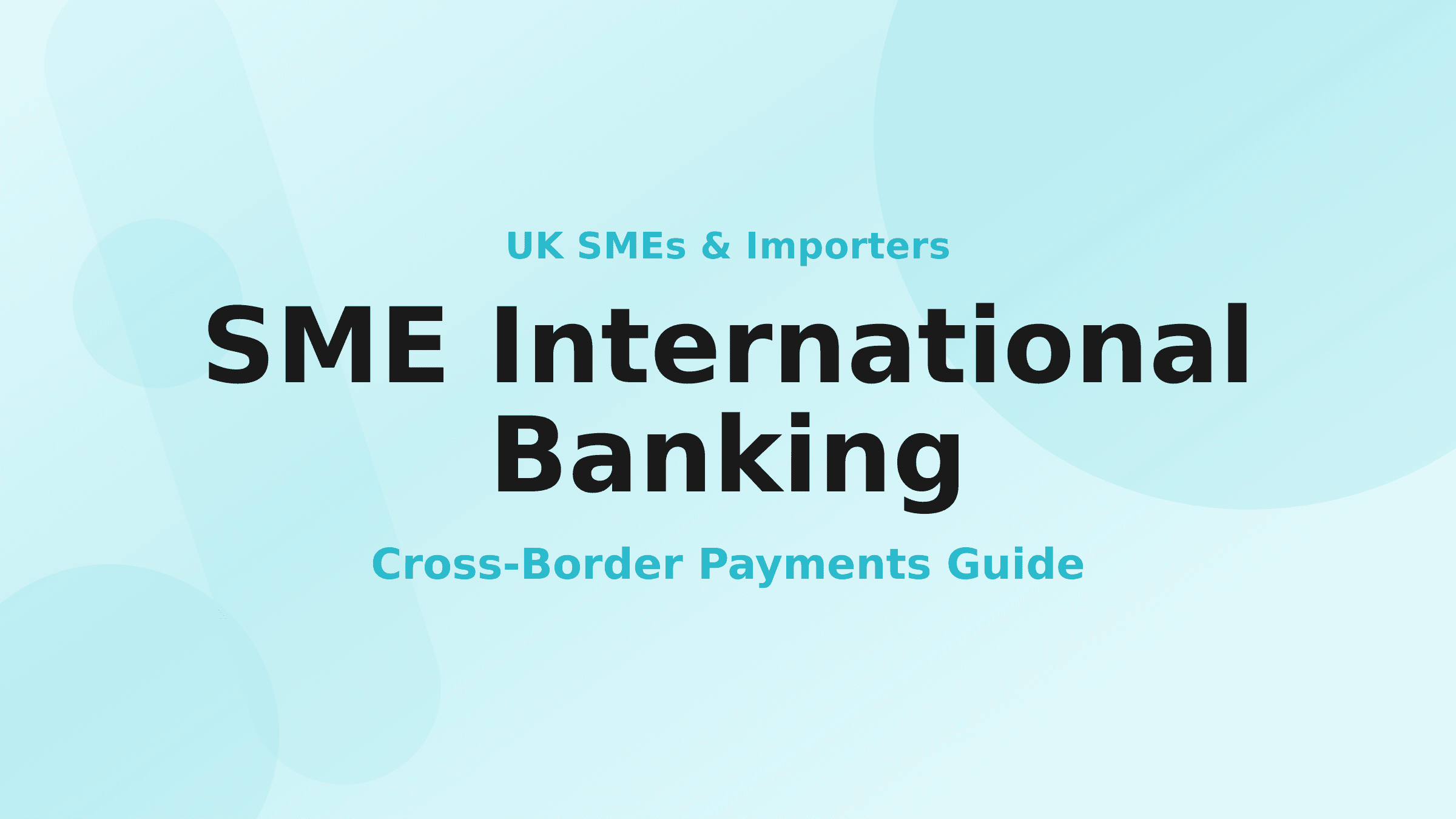 SME International Banking: Cross-Border Business Payments Guide