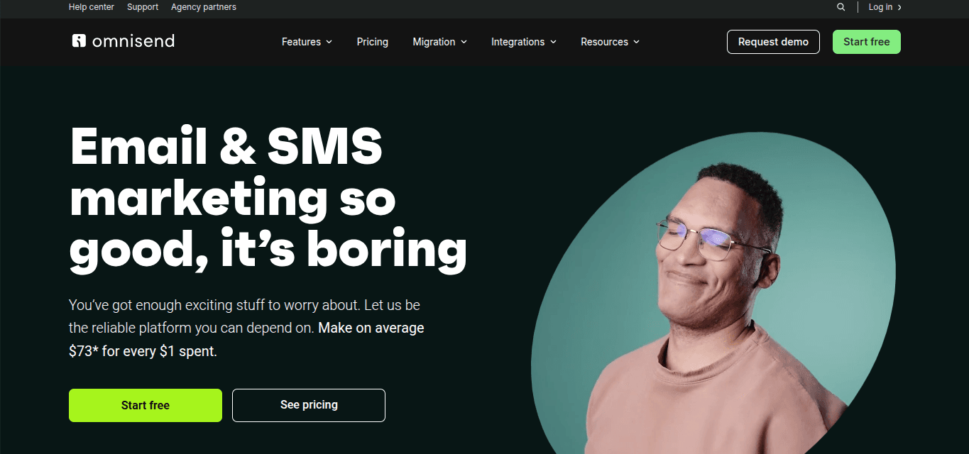 Omnisend Dashboard Screen Shot
