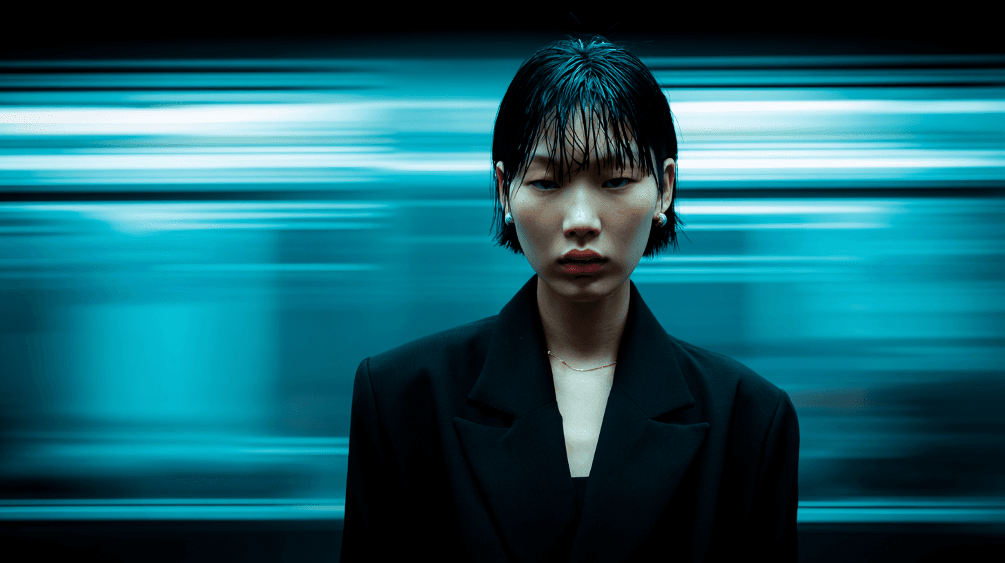 a female model