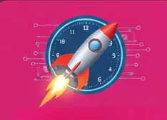 three people sitting in front of table laughing together