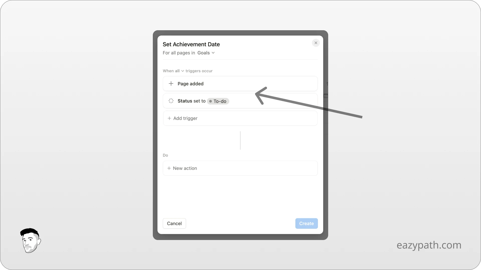 How to Create a Notion Database Automation - Trigger OR