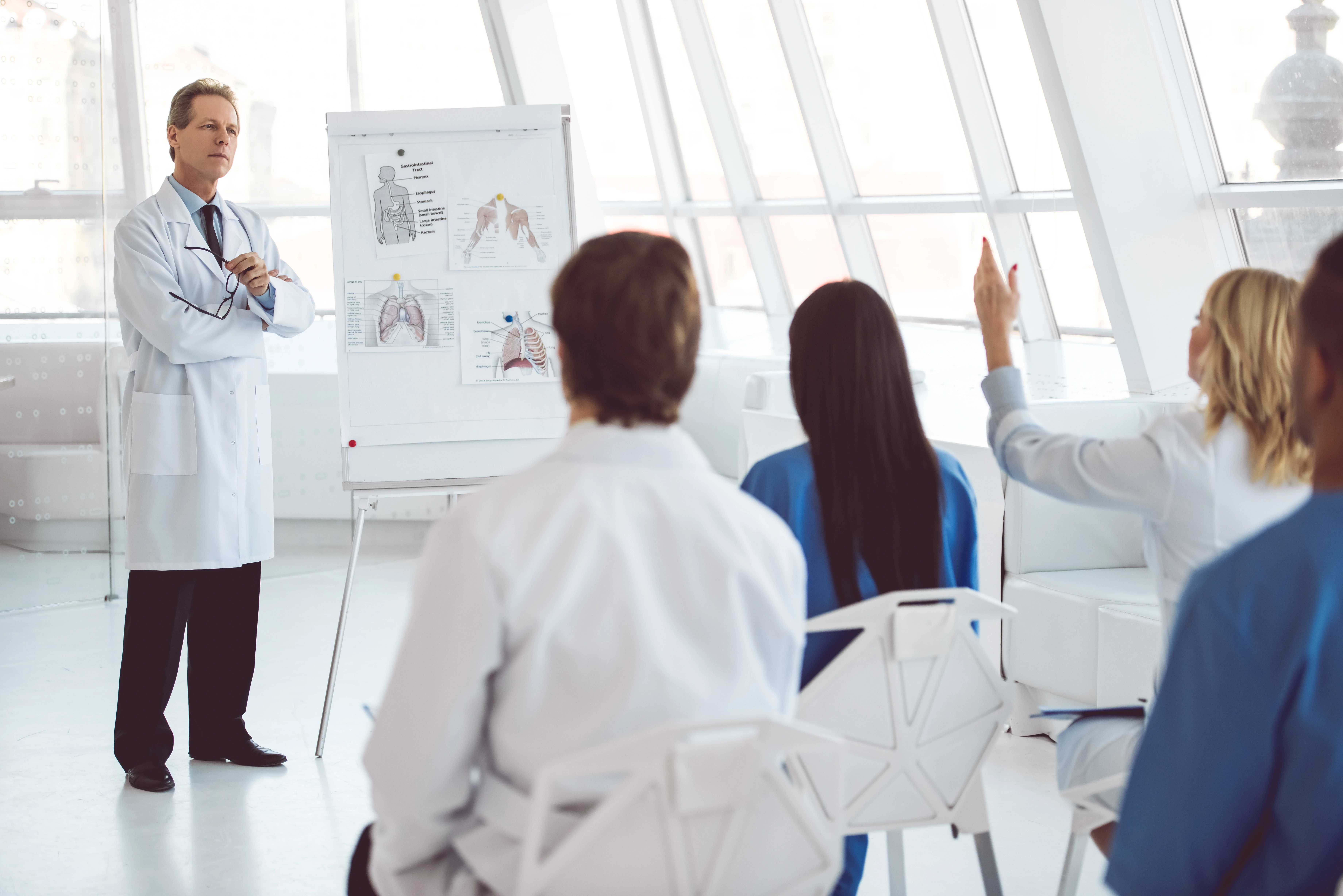 doctor professor teaching doctors