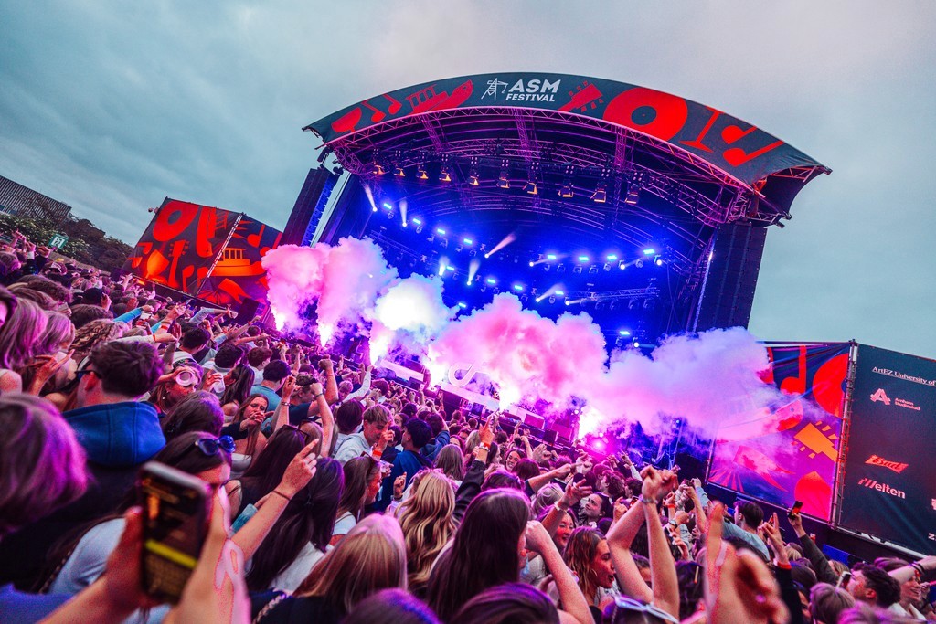 ASM Student Festival podium