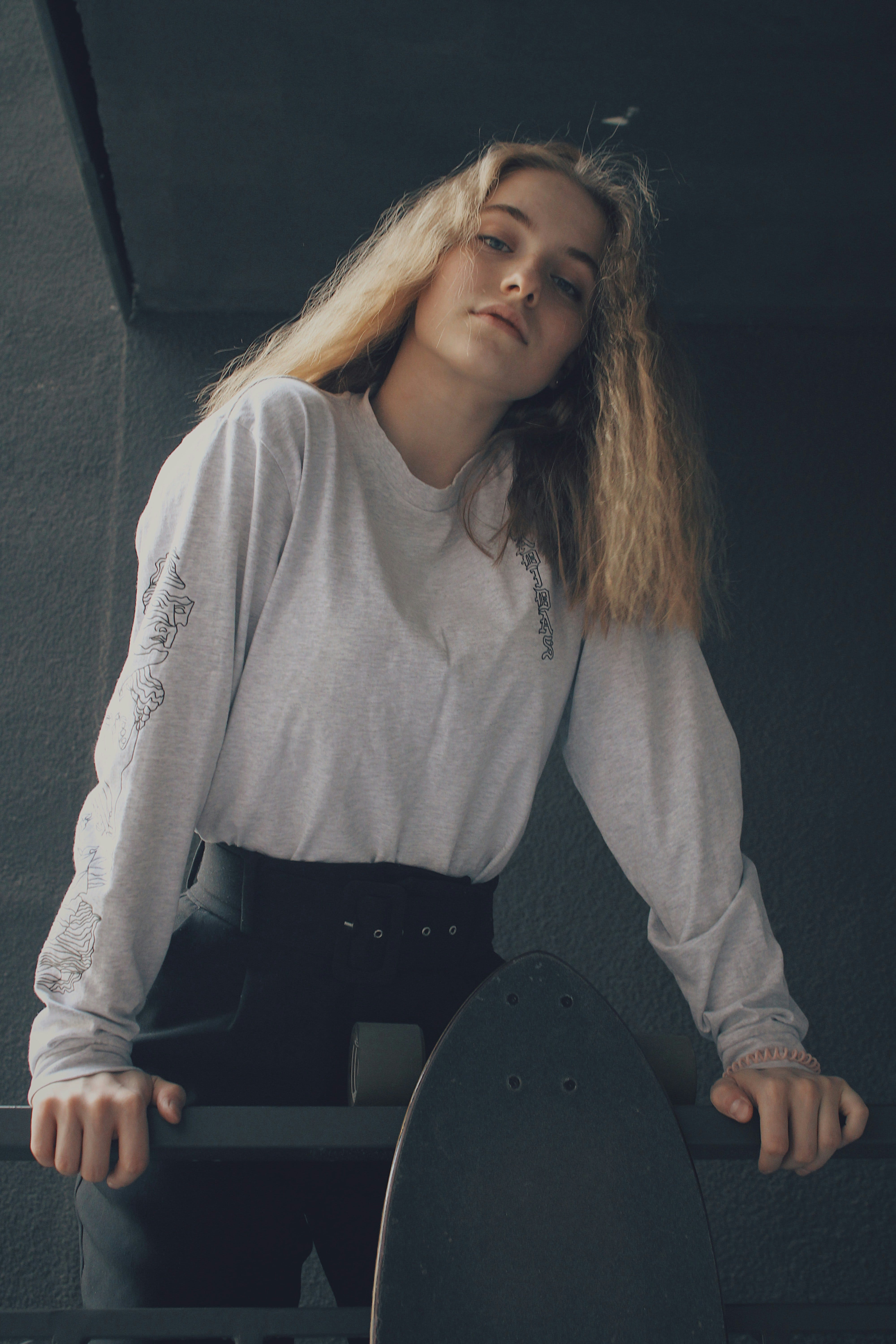 Close-up portrait of a person