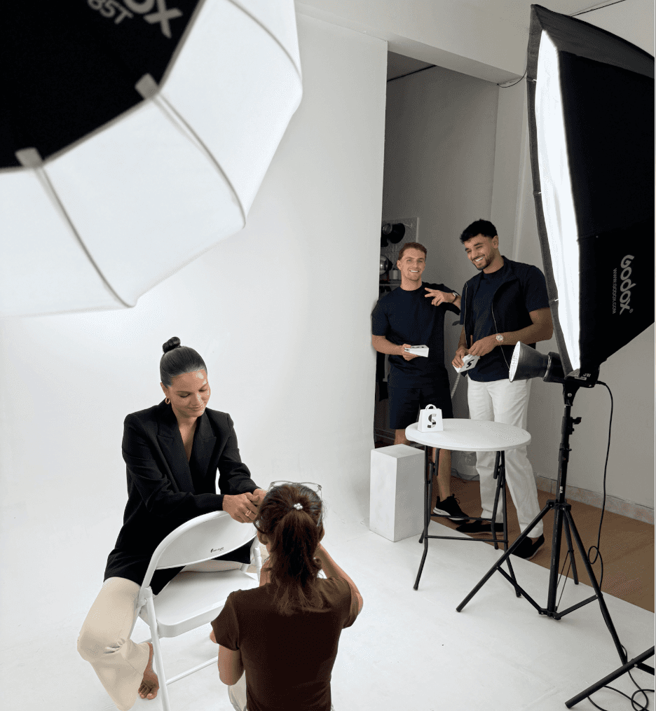 Office discussion scene