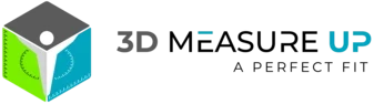 3D Measure Up logo.