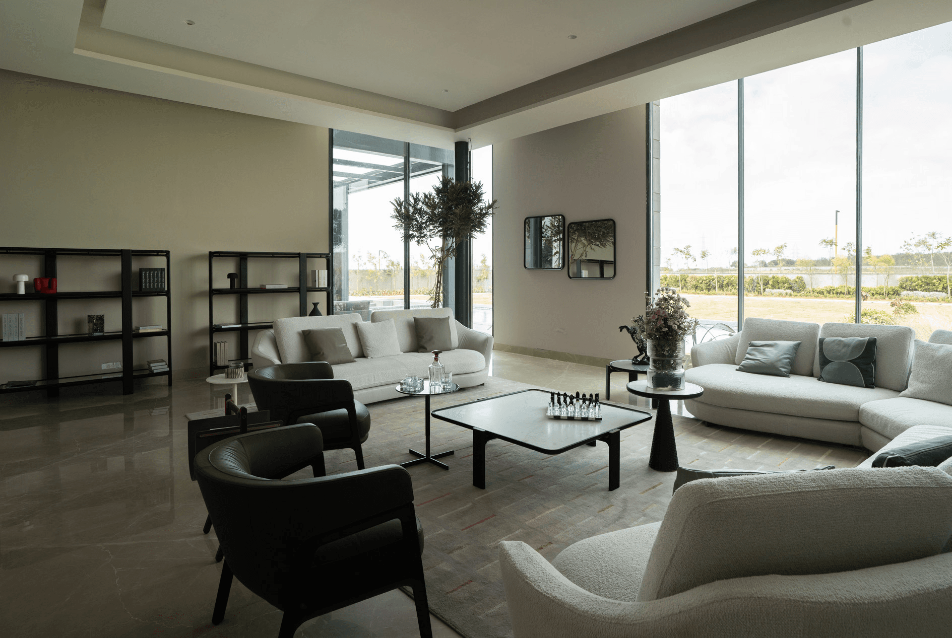 Luxury Villa project in Hyderabad, Living room