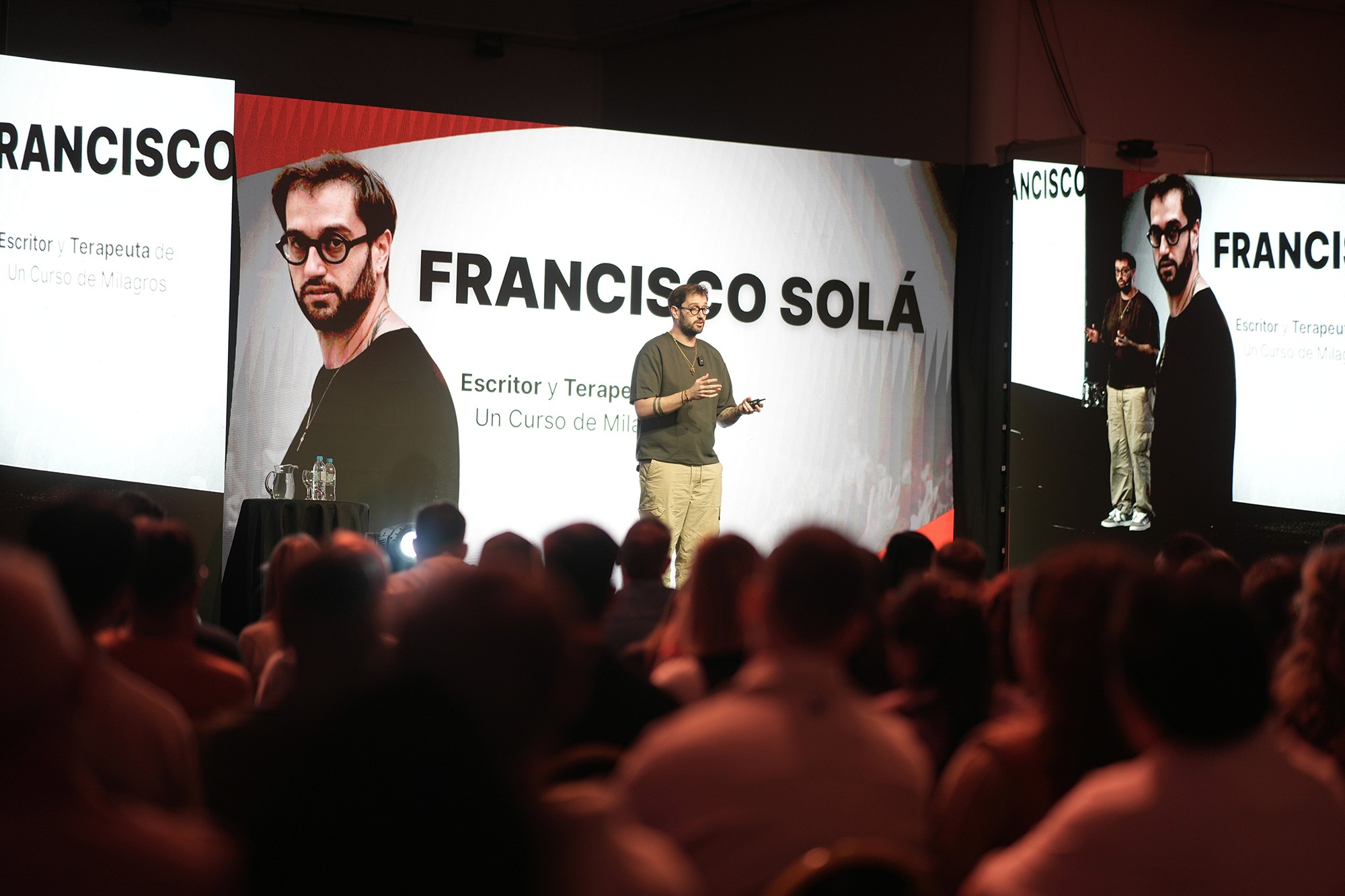 Coach explaining something to an athlete