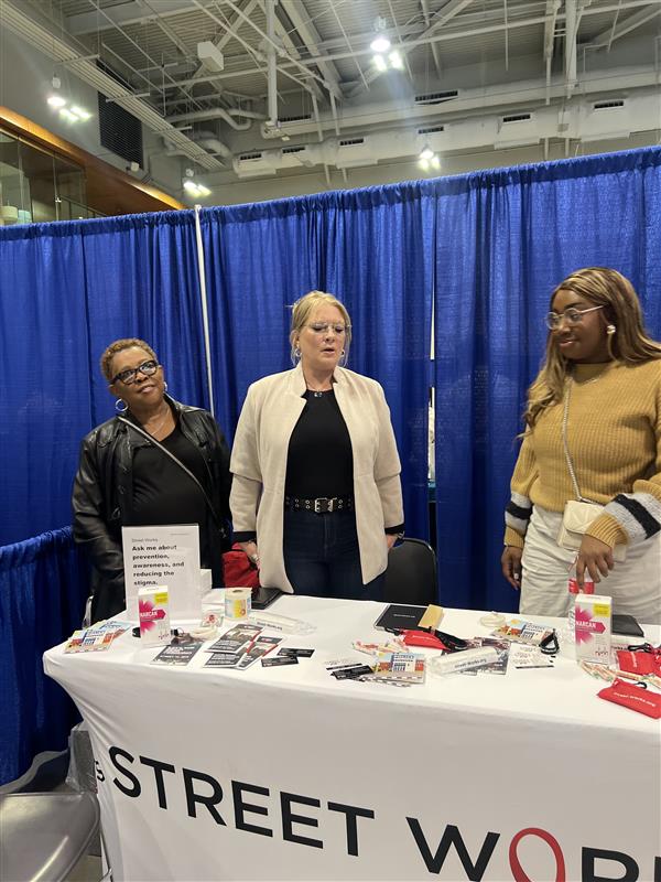 Today's Hope formermly known as Streetworks collecting surveys at a Fair