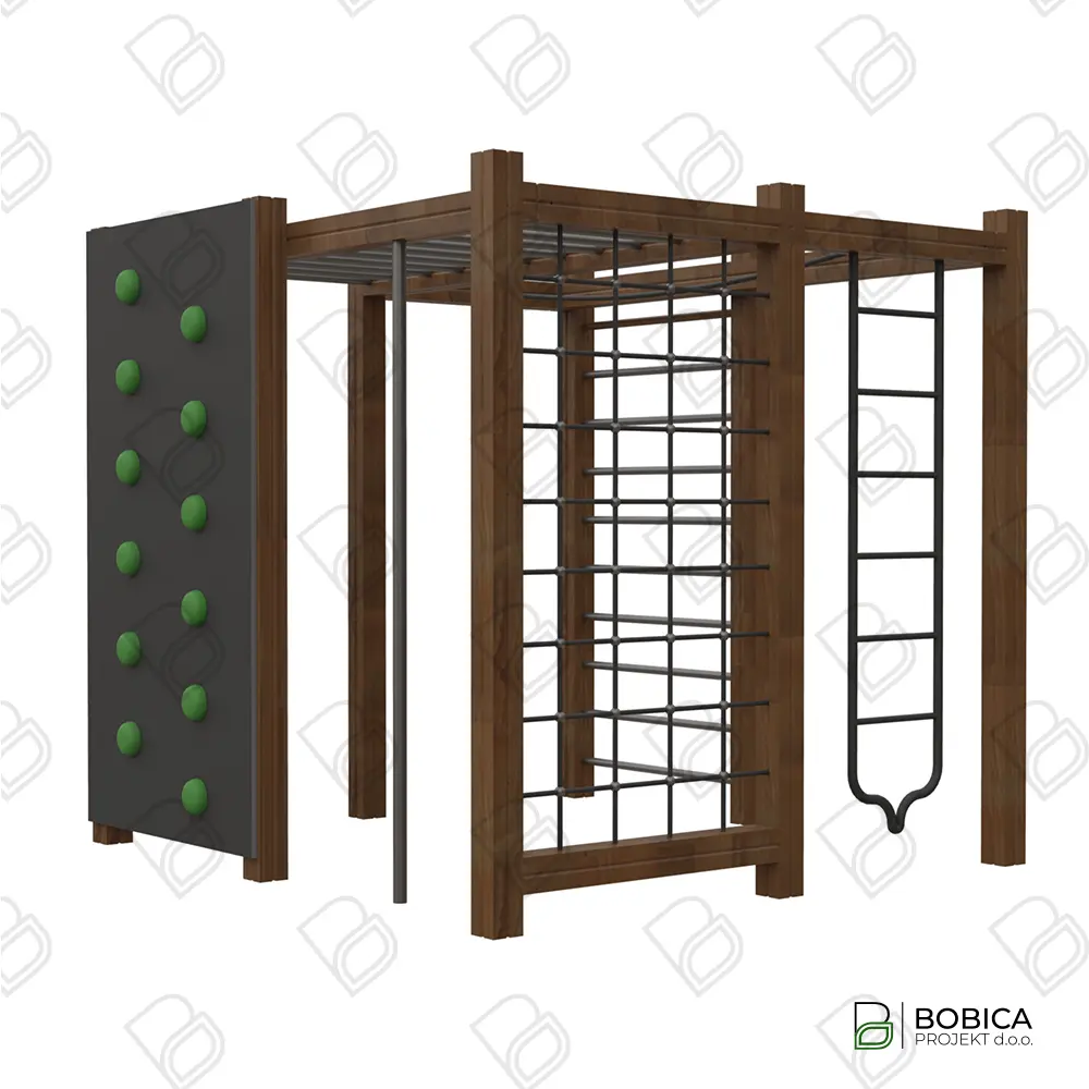 Drvena penjalica "SpiderCube"