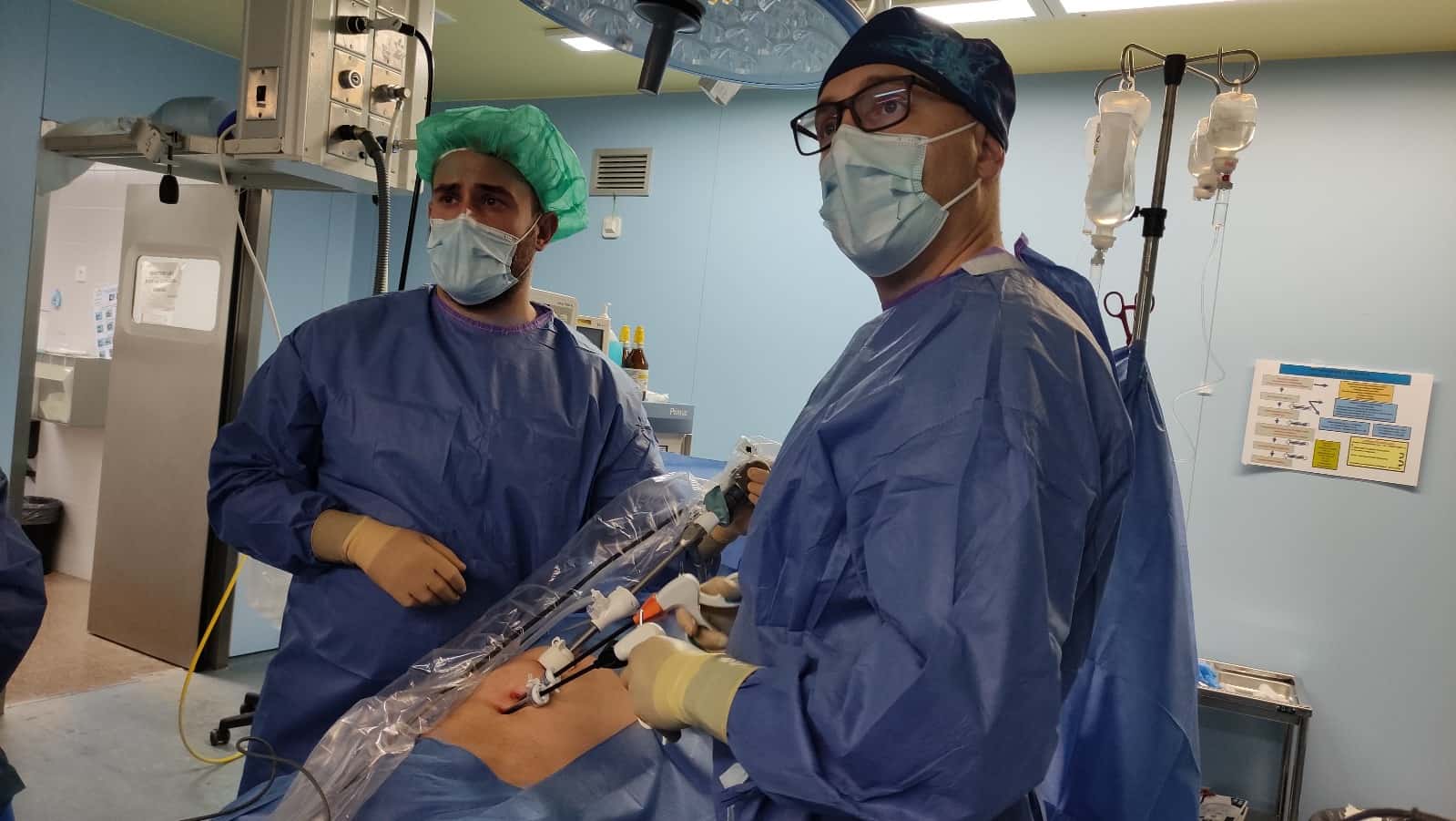 Dr. David Iborra on a surgery